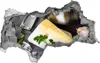Selbstklebender Loch-3D-Aufkleber 95x73 cm Pasta mit Produktbild-Vorschau 1