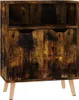 vidaXL Príborník Smoked Oak 60x30x72 cm Inžinierske drevo Náhľad obrázku produktu 2