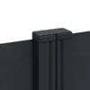 vidaXL Store latéral extensible noir 140x600 cm Voir les images du produit 7