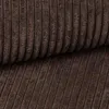 A close-up view of brown corduroy fabric. Produktbild-Vorschau