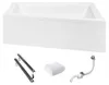 Aqua For You | Besco Asymmetrische Badewanne Intima Duo - Produktbild-Vorschau 1