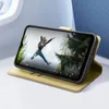 Avizar, Kunstlederetui mit Standfunktion iPhone XR, Gold Produktbild-Vorschau 3