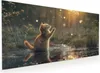 Küchenrückwand Spritzschutz Glas mit Motiv Katze mit Produktbild-Vorschau 1