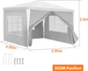 Hengda Pavillon 3x3m, Festzelt Gartenzelt Wasserdicht, Produktbild-Vorschau 2