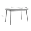 Miliboo - Skandinavischer Esstisch Eschenfurnier B120 cm Produktbild-Vorschau 7