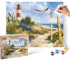 Schipper Dünenlandschaft mit Leuchtturm Malen nach Zahlen, Produktbild-Vorschau 3