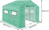 Serre 3x2x2m 6㎡ Serre en film HDPE+LDPE+tube galvanisé Voir les images du produit 2