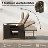Mobili da esterno in rattan, salottino da giardino a 2 Anteprima dell’immagine prodotto 3