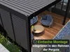Horizontale Lamellenwand für Pergola | aus Aluminium | 3 Produktbild-Vorschau 8