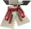 Set di cazzuole dentate 3 pezzi Denti 6, 8, 10 mm Cazzuola Anteprima dell’immagine prodotto 1