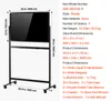 VEVOR whiteboard met standaard, 888x583mm, magnetisch Productafbeelding-voorbeeld 7