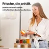 Zimilo Gewürzgläser Eckig Set, 10 X 220 ml Vorratsgläser Produktbild-Vorschau 3