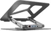 Unitek Laptop Stand Foldable +Hub Usb-C Hdmi 4K Pd Anteprima dell’immagine prodotto 1