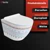LAVITA Wand-WC Sofi Slim Folklor | HŠnge Toilette | Produktbild-Vorschau 3