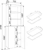 VCM Büroschrank mit 6 Fächern | Büroregal | moderner Produktbild-Vorschau 3