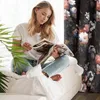 Vorhang KAREN schwarz rosa 140x270 cm  Kräuselband Produktbild-Vorschau 11