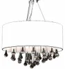 luster vidaXL s 85 kryštálmi biely Náhľad obrázku produktu 4
