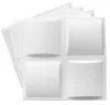 A stack of white, square, 3D wall and ceiling panels with a raised, curved design. Anteprima dell’immagine prodotto