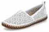 Rieker scarpa donna slip-on mocassino in pelle motivo Anteprima dell’immagine prodotto 1