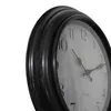 Clayre & Eef Wanduhr Ø 30x4 cm Schwarz Grau Kunststoff Produktbild-Vorschau 2
