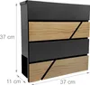 Buzón Relaxdays, con apariencia de madera, con Vista previa de la imagen del producto 4
