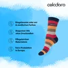 Celodoro 8 Paar bunte Damen Ringelsocken – Ringel Socken Produktbild-Vorschau 2