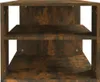 vidaXL Konferenční stolek Smoked Oak 100x50x40 cm Materiál Náhled obrázku produktu 4