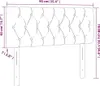 LED Kopfteil Dunkelgrau 90x7x78/88 cm Samt , Kopfteile Produktbild-Vorschau 6