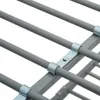 vidaXL Rám patrové postele Grey Metal 140x200 cm/90x200 cm Náhled obrázku produktu 5
