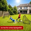KM-Fit Fußballtor 2er Set 120x90 cm, Pop Up Trainingstor Produktbild-Vorschau 4