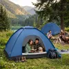 Zelt Campingzelt 2 Personen Outdoor Tent pop-up - Blau Produktbild-Vorschau 8