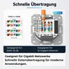 B.E.S.T. Universal Netzwerkdose Aufputz/Unterputz 2x RJ45 weiß CAT6A CAT7 CAT8 – Produktbild 2 Produktbild-Vorschau