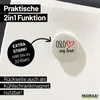 Huuraa Magnet Oslo my love 59mm Kühlschrankmagnet rund Produktbild-Vorschau 3