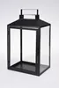Laterne Metall Set 3 Stück Glas 44+35+28cm Produktbild-Vorschau 2