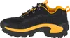 A side view of a black and yellow Caterpillar sneaker. Náhľad obrázku produktu