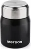 A black insulated food jar with a silver lid. Náhled obrázku produktu