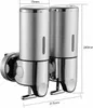 500-ml-Wandseifenspender, Doppelseifenspender, Produktbild-Vorschau 5