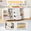 Küchenwagen mobil mit klappbarer Arbeitsplatte, 120 x 42 x Produktbild-Vorschau 8