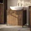 Základní skříňka pod umyvadlo Vicco Naola Dub/černá 70 x 65 Náhled obrázku produktu 3