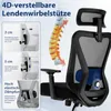 Bürostuhl, ergonomisch bis 200 kg, höhenverstellbarer Produktbild-Vorschau 3