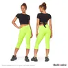 Bellivalini Neon Leggings Damen 3/4 mit Naht, BLV50-302 Produktbild-Vorschau 2