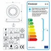 Einbauspot Set LED RIK.19 weiss 230V GU10 4W warmweiss Produktbild-Vorschau 3