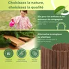 be4nature Bordure de jardin bois flexible 20 x 200 cm brun Voir les images du produit 4
