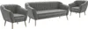 MEBLINI Mini Sofa Set 3-1-1 für Wohnzimmer - Mini Lounge Produktbild-Vorschau 1