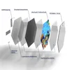 DEQORI Glasbild Echtglas 55x48 cm 'Lebensraum Korallenriff' Produktbild-Vorschau 6