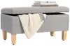 HOMCOM Sitzbank mit Stauraum, Polsterbank 71x37x36 cm mit Produktbild-Vorschau 1