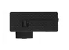 A black action camera is shown from the side, mounted on a black accessory. Produktbild-Vorschau