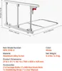 Bettgitter - Faltbares Bettschutzgitter 70 cm - Mit Produktbild-Vorschau 7