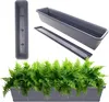 KADAX vaso da balcone 80cm + supporto antracite Anteprima dell’immagine prodotto 1