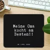 Mr. & Mrs. Panda Mouse Pad Meine Oma kocht am... - Schwarz Produktbild-Vorschau 2